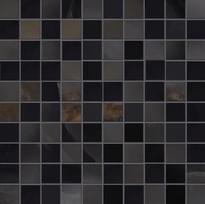 Плитка Emil Ceramica Tele Di Marmo Onyx Mosaico 3x3 Black Lappato 30x30 см, поверхность полированная
