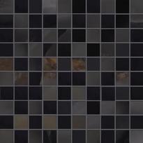 Плитка Emil Ceramica Tele Di Marmo Onyx Mosaico 3x3 Black Silktech 30x30 см, поверхность полуматовая