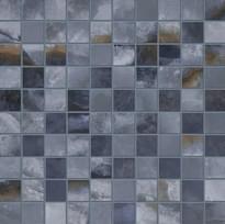 Плитка Emil Ceramica Tele Di Marmo Onyx Mosaico 3x3 Blue Lappato 30x30 см, поверхность полированная