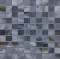 Плитка Emil Ceramica Tele Di Marmo Onyx Mosaico 3x3 Blue Silktech 30x30 см, поверхность полуматовая