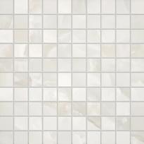Плитка Emil Ceramica Tele Di Marmo Onyx Mosaico 3x3 Ivory Silktech 30x30 см, поверхность полуматовая