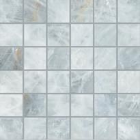 Плитка Emil Ceramica Tele Di Marmo Precious Mosaico 5x5 Crystal Azure Silktech 30x30 см, поверхность полуматовая, рельефная