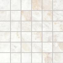 Плитка Emil Ceramica Tele Di Marmo Precious Mosaico 5x5 Crystal White Silktech 30x30 см, поверхность полуматовая, рельефная