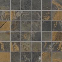 Плитка Emil Ceramica Tele Di Marmo Reloaded Mosaico 5x5 Fossil Brown Malevich Full Lappato 30x30 см, поверхность полированная