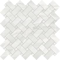 Плитка Emil Ceramica Tele Di Marmo Selection Intrecci White Paradise Full Lappato 30x30 см, поверхность полированная
