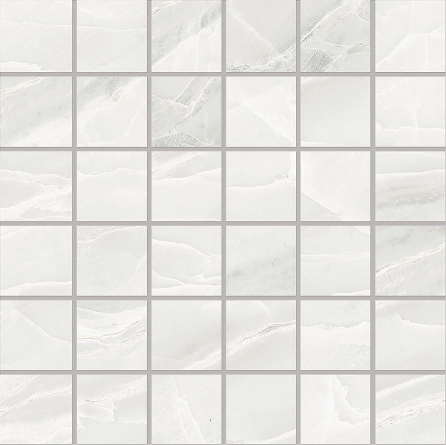 Emil Ceramica Tele Di Marmo Selection Mosaico 5x5 White Paradise Full Lappato 30x30