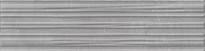 Плитка Emil Ceramica Tracce Decoro Rail 3D Grey 15x60 см, поверхность матовая, рельефная