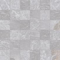 Плитка Emil Ceramica Tracce Mosaico 5x5 Grey 30x30 см, поверхность матовая, рельефная