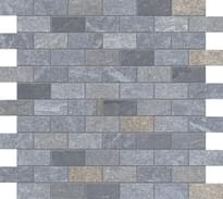 Плитка Emil Ceramica Tracce Mosaico Domino Denim 30x30 см, поверхность матовая, рельефная