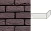 Плитка Engels Handform Aubergine Df Плитка Угловая 215x103x24x65 6.5x31.8 см, поверхность матовая, рельефная
