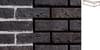 Плитка Engels Handform Obsidiaan Df Брусок Угловой 215x103x50x65 6.5x31.8 см, поверхность матовая, рельефная