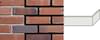 Плитка Engels Tighel Brik Chiara Wf Плитка Угловая 214x101x24x51 5.1x31.5 см, поверхность матовая, рельефная