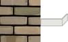 Плитка Engels Tighel Brik Mosagaat-Smook Wf Плитка Угловая 215x102x24x51 5.1x31.7 см, поверхность матовая, рельефная