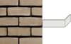 Плитка Engels Tighel Brik Opaline-Smook Df Плитка Угловая 215x102x24x66 6.6x31.7 см, поверхность матовая, рельефная