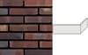 Плитка Engels Tighel Brik Rookkwarts Df Плитка Угловая 210x100x24x65 6.5x31 см, поверхность матовая, рельефная
