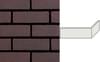 Плитка Engels Vormbak Aubergine Df Плитка Угловая 210x100x24x65 6.5x31 см, поверхность матовая, рельефная