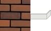 Плитка Engels Vormbak Old Hanbury Blend Df Плитка Угловая 214x101x24x67 6.7x31.5 см, поверхность матовая, рельефная