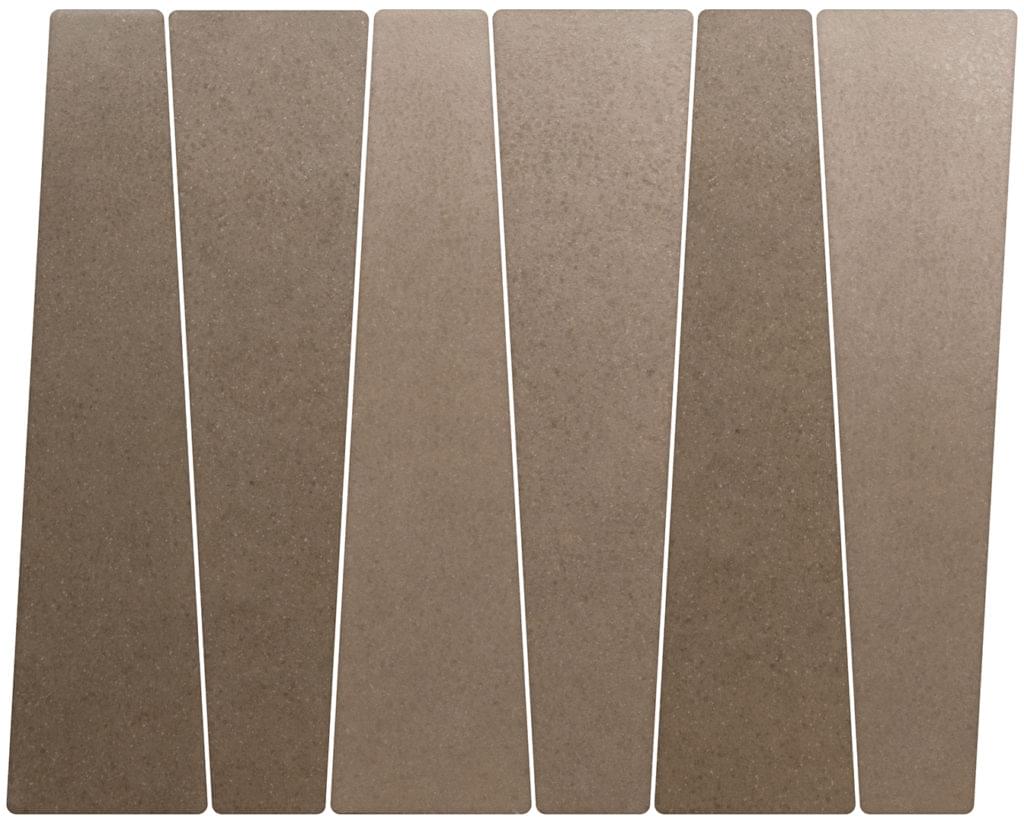 Плитка Equipe Bamboo Tp Chocolate 5.6x22.4 см, поверхность матовая