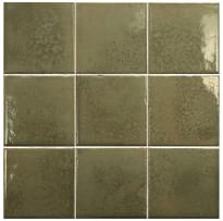 Плитка Equipe Bohemian Bronze Green 10x10 см, поверхность глянец