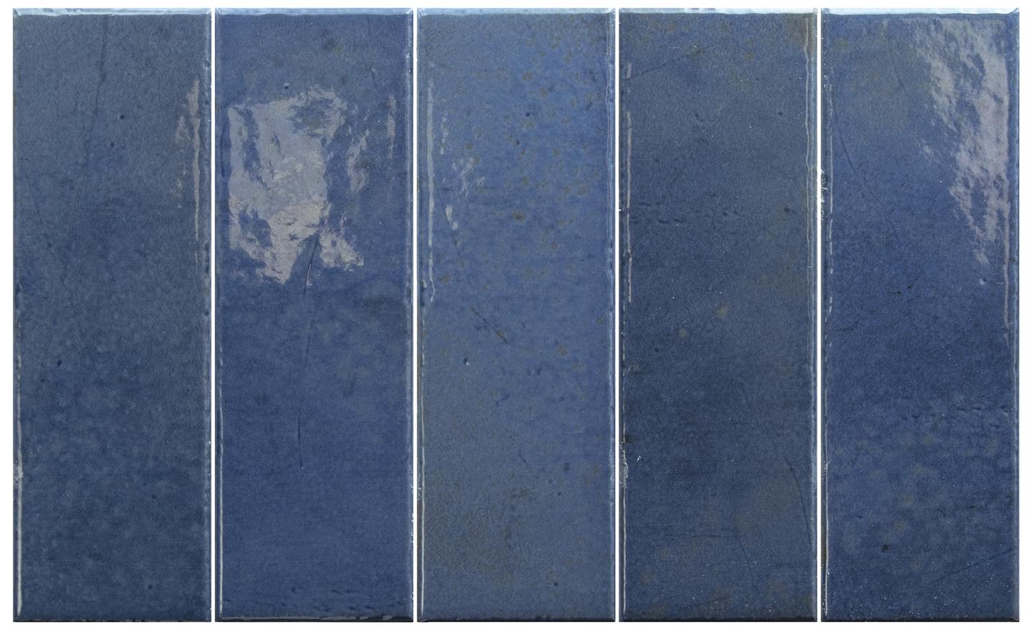 Плитка Equipe Bohemian Dark Blue 6x18.6 см, поверхность глянец