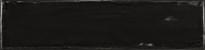 Плитка Equipe Cottage Black Gloss 7.5x30 см, поверхность глянец