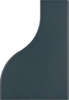 Плитка Equipe Curve Ink Blue Matt 8.3x12 см, поверхность матовая