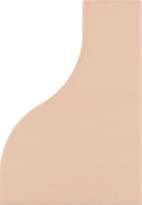 Плитка Equipe Curve Pink Matt 8.3x12 см, поверхность матовая