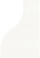 Плитка Equipe Curve White Matt 8.3x12 см, поверхность матовая