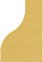 Плитка Equipe Curve Yellow 8.3x12 см, поверхность глянец