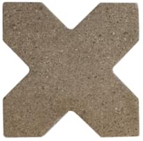Плитка Equipe Elda Cross Coffee 12x12 см, поверхность матовая