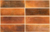 Плитка Equipe Hanoi Burnt Red 5.1x16.1 см, поверхность глянец