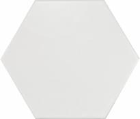 Плитка Equipe Hexatile Blanco Mat 17.5x20 см, поверхность матовая