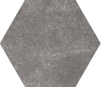 Плитка Equipe Hexatile Cement Black 17.5x20 см, поверхность матовая