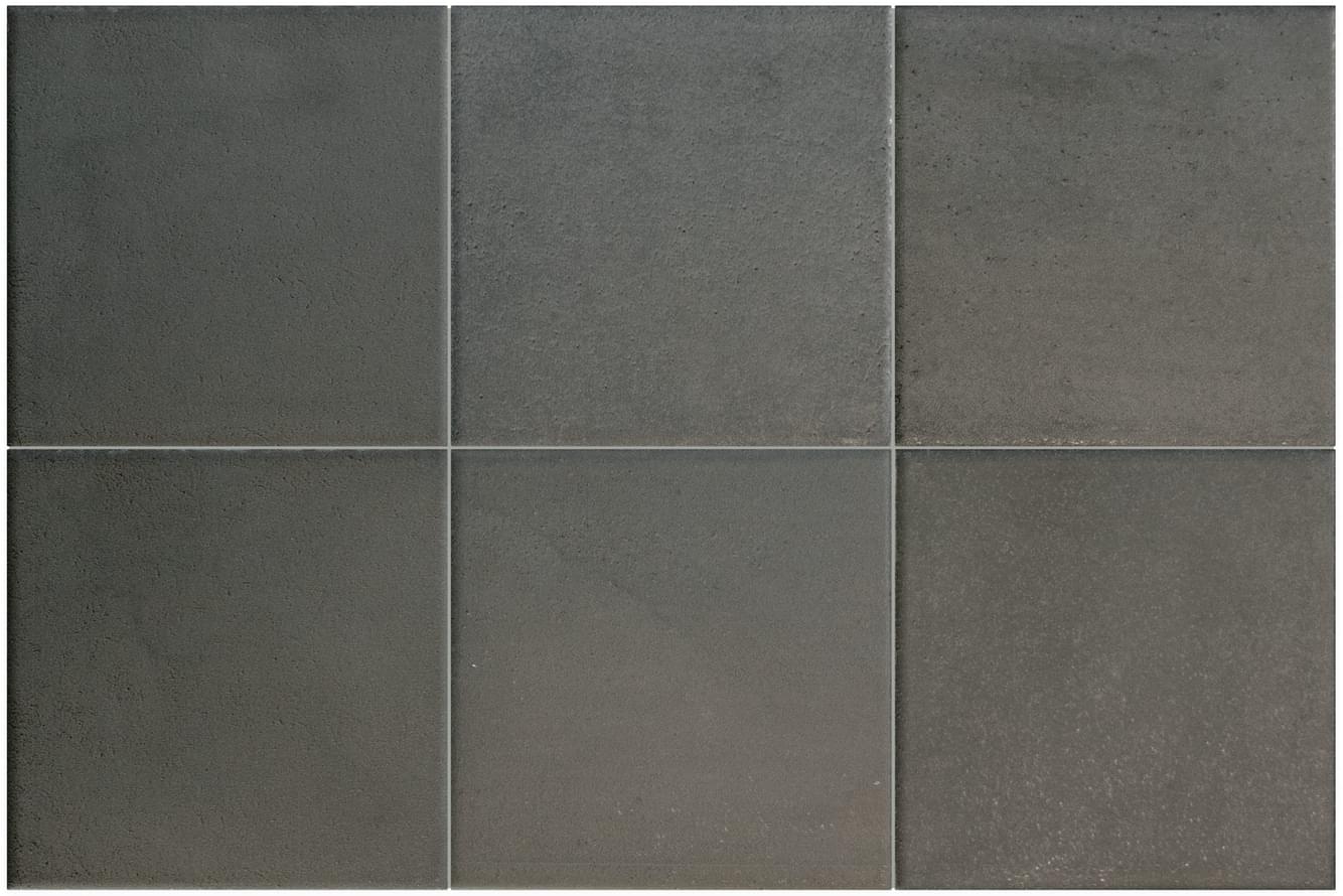 Плитка Equipe Hikari Ebony 10x10 см, поверхность матовая