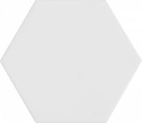 Плитка Equipe Kromatika White 10.1x11.6 см, поверхность матовая