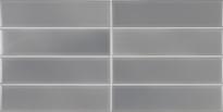 Плитка Equipe Limit Gris 6x24.6 см, поверхность глянец