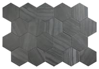 Плитка Equipe Lithos Dark 10.1x11.6 см, поверхность матовая