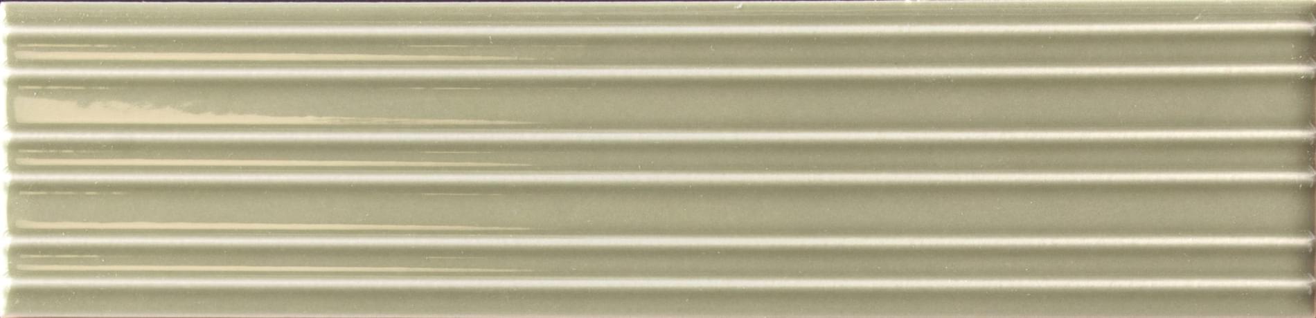 Плитка Equipe Lumina Rivia Lichen Matt 6x24.6 см, поверхность матовая, рельефная