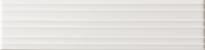 Плитка Equipe Lumina Rivia White Alyssum Matt 6x24.6 см, поверхность матовая, рельефная