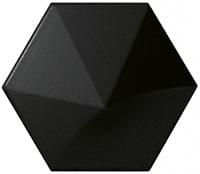Плитка Equipe Magical 3 Oberland Black Matt 12.4x10.7 см, поверхность матовая
