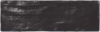 Плитка Equipe Mallorca Black 6.5x20 см, поверхность глянец