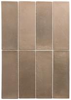 Плитка Equipe Miyako Amber Brown 5x15 см, поверхность матовая