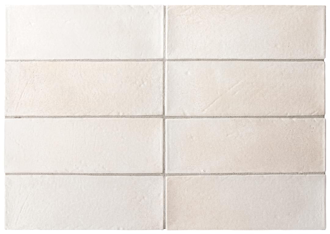 Плитка Equipe Miyako Chalk White 5x15 см, поверхность матовая