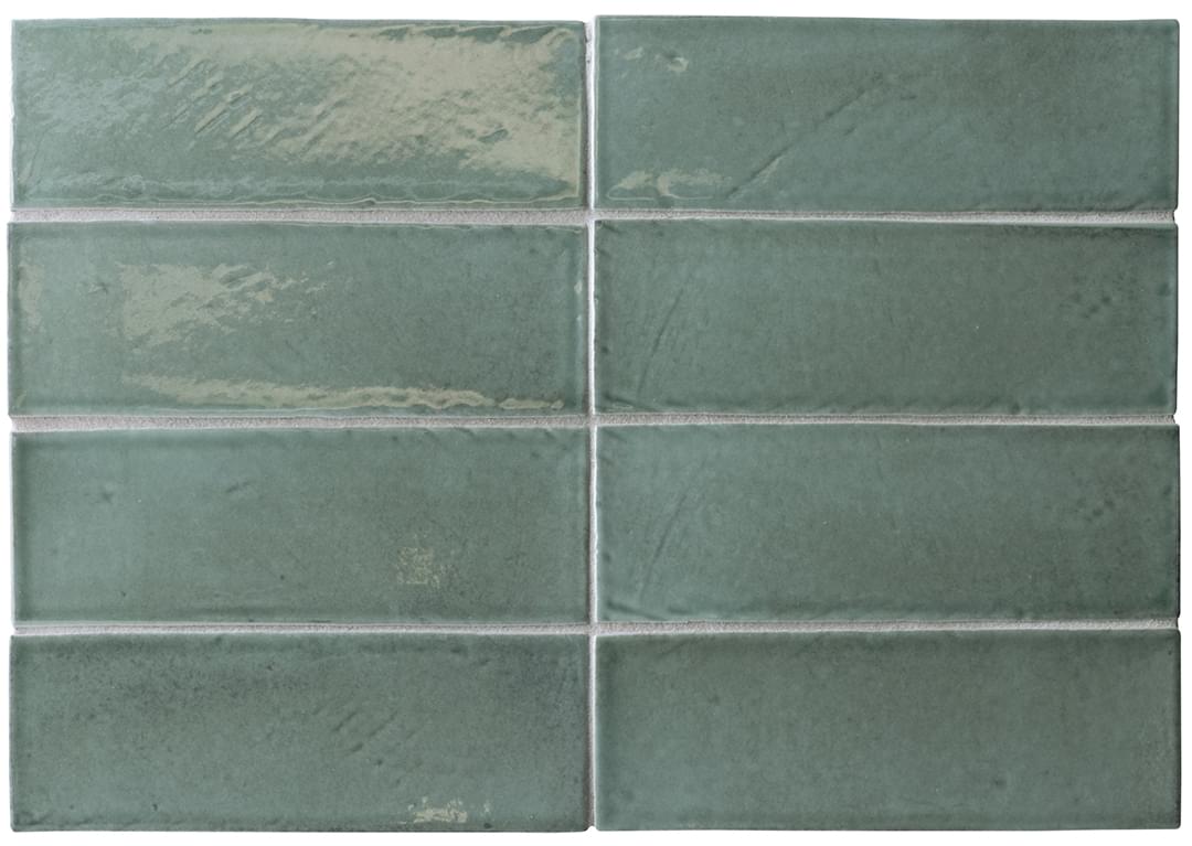 Плитка Equipe Miyako Oil Blue Gloss 5x15 см, поверхность глянец