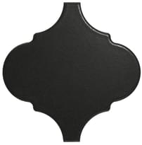 Плитка Equipe Scale Alhambra Black Matt 12x12 см, поверхность матовая
