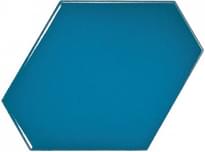 Плитка Equipe Scale Benzene Electric Blue 10.8x12.4 см, поверхность глянец