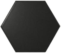 Плитка Equipe Scale Hexagon Black Matt 10.7x12.4 см, поверхность глянец