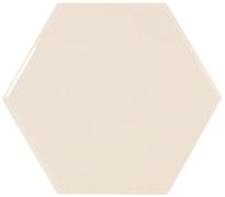 Плитка Equipe Scale Hexagon Crema 10.7x12.4 см, поверхность глянец