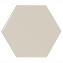 Плитка Equipe Scale Hexagon Greige 10.7x12.4 см, поверхность глянец
