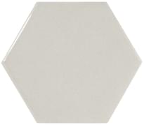 Плитка Equipe Scale Hexagon Light Grey 10.7x12.4 см, поверхность глянец